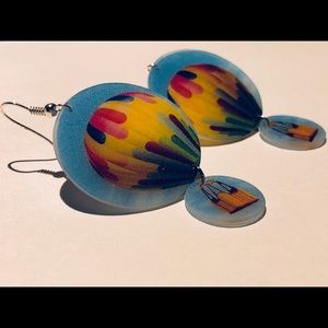 ModCloth Step Flight Up Hot Amir Balloon Earrings